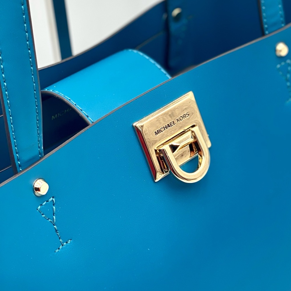 Michael Kors Manhattan Large Tote Lagoon - Picture 4 of 13